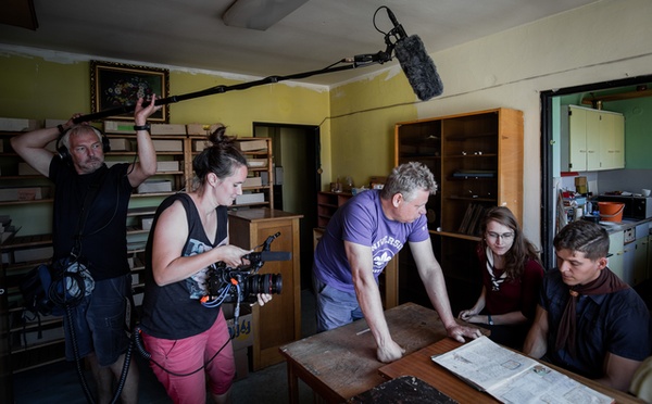 Nat��en� v byt� Jaroslava Foglara (Foto Jan Mal��)