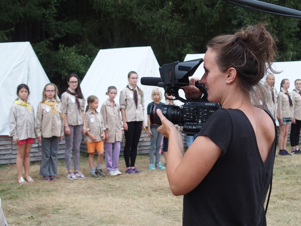 Nat��en� Jednou skautem, nav�dy skautem. (Foto Magdalena Zin