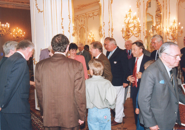 Setk�n� Jaroslava Foglara s V�clavem Havlem 25. 5. 1994