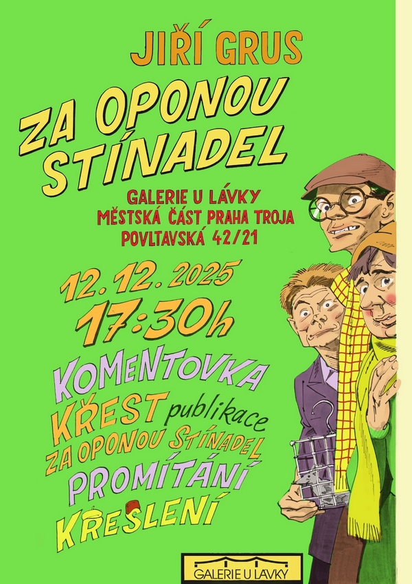 Za oponou St�nadel - k�est knihy 12. 12. 2025